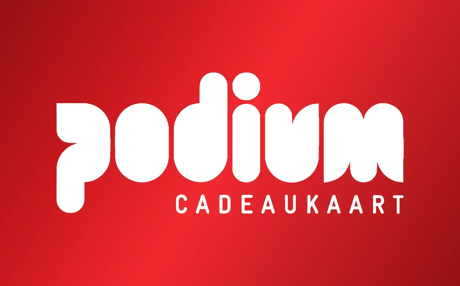 Podium cadeaukaart